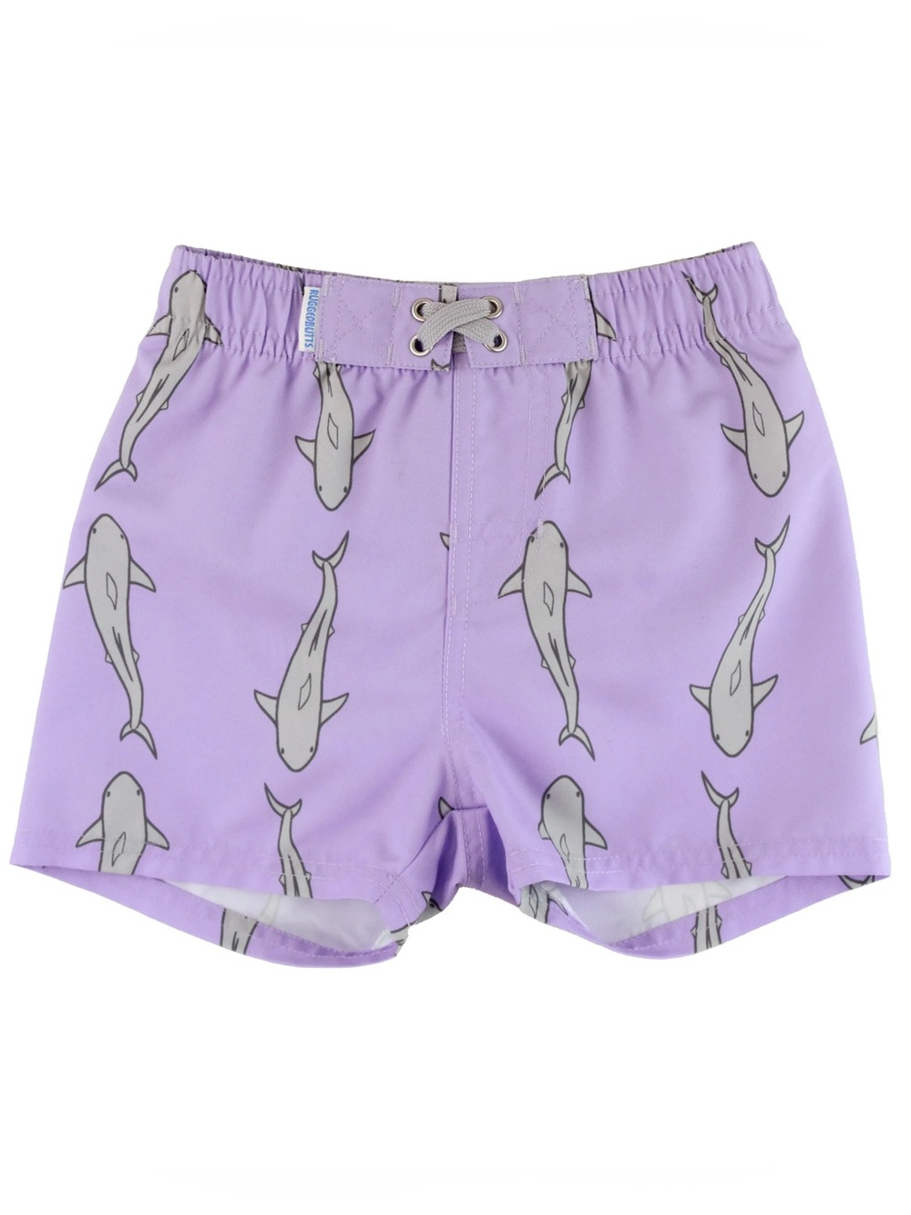 RuggedButts Boys' Jawsome Gray Swim Trunk Size 3T